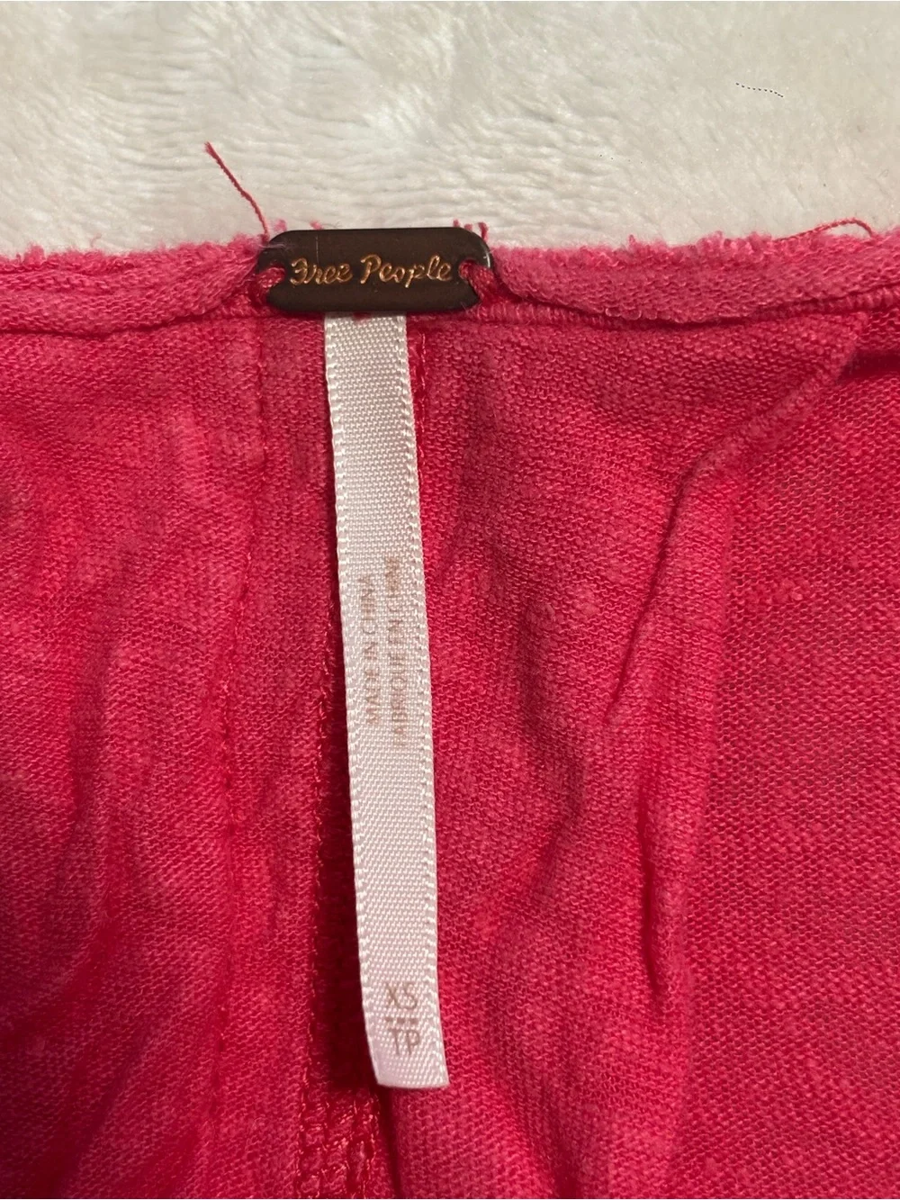 Free People Prink Shirt